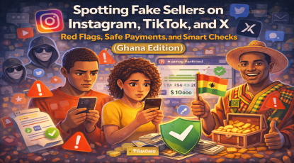 Spotting Fake Sellers on Instagram, TikTok, and X: Red Flags, Safe Payments, and Smart Checks (Ghana Edition)